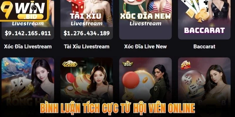 Bình luận tích cực từ hội viên online 