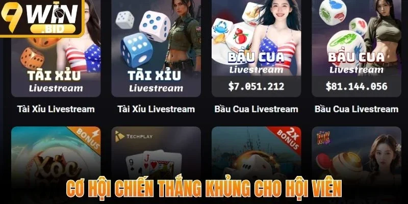 Cơ hội chiến thắng khủng cho hội viên