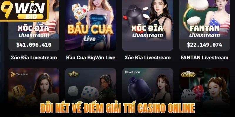 Đôi nét về điểm giải trí casino online
