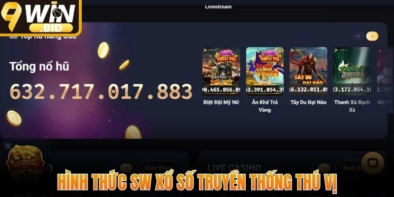 Hình thức SW xổ số truyền thống thú vị
