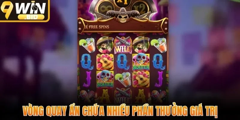 Vòng quay ẩn chứa nhiều phần thưởng giá trị